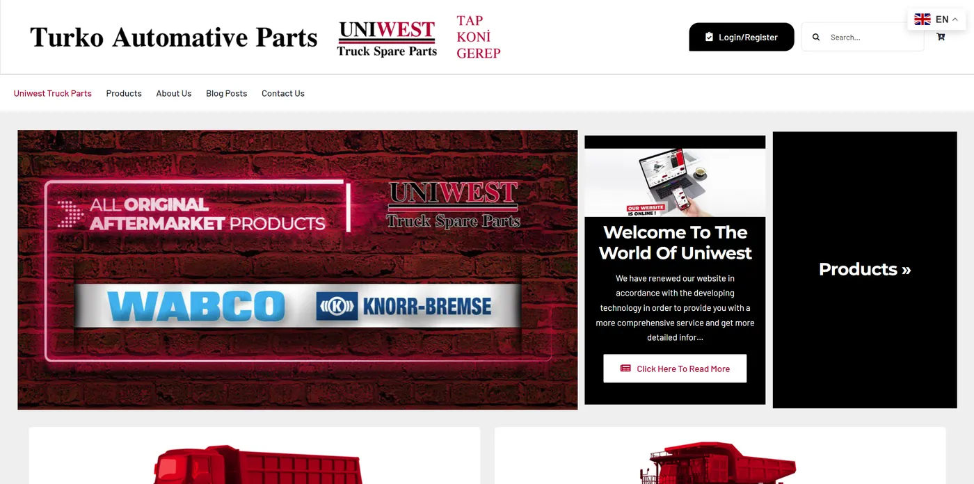 Uniwest Truck Parts